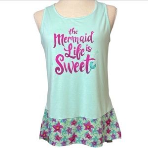 Disney Park Little Mermaid High Low Tank, women size small